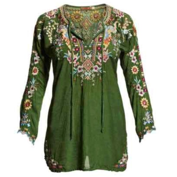 Johnny Was SUNFLOWER BLOUSE Size: S - Picture 12 of 12